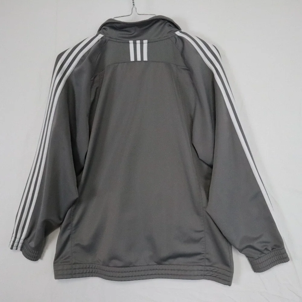 Columbia Lions Jacket Youth Medium 10-12 Adidas Full Zip Activewear Track‎ Gray